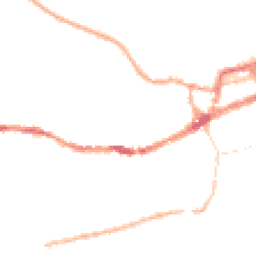 Night-time road noise heatmap for BN7 1AD