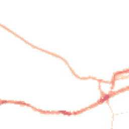 Night-time road noise heatmap for BN7 1BB