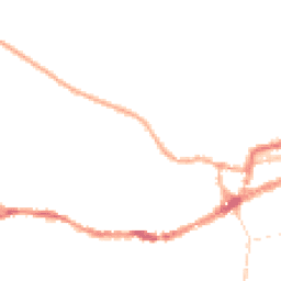 Night-time road noise heatmap for BN7 1BG