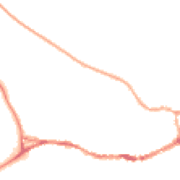 Night-time road noise heatmap for BN7 1BJ
