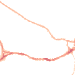 Night-time road noise heatmap for BN7 1BN
