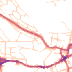 Daytime road noise heatmap for BN7 1BQ