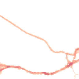 Night-time road noise heatmap for BN7 1BQ