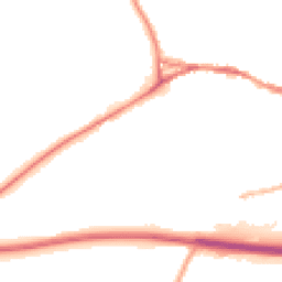 Night-time road noise heatmap for BN7 1ET