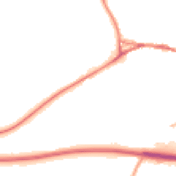 Night-time road noise heatmap for BN7 1EY