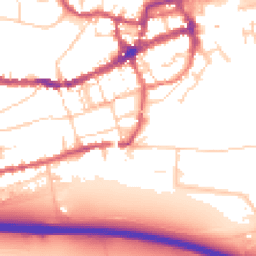 Daytime road noise heatmap for BN7 1TH