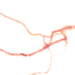 Night-time road noise heatmap for BN7 1UZ