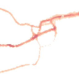 Night-time road noise heatmap for BN7 2JZ