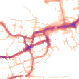 Daytime road noise heatmap for BN7 2ND