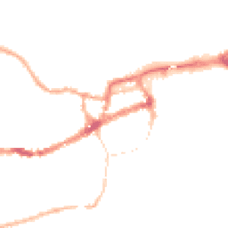 Night-time road noise heatmap for BN7 2NS