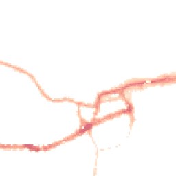 Night-time road noise heatmap for BN7 2QF