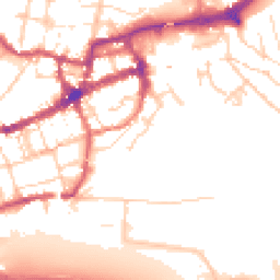 Daytime road noise heatmap for BN7 2SA