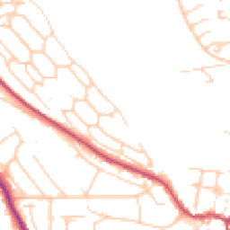 Daytime road noise heatmap for BN7 2SN