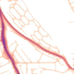 Daytime road noise heatmap for BN7 2SP