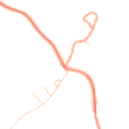 Daytime road noise heatmap for BN7 3EZ
