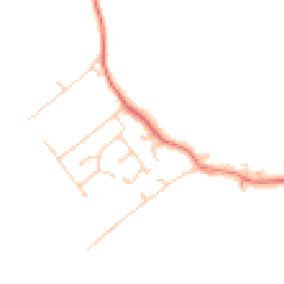 Daytime road noise heatmap for BN7 3JQ