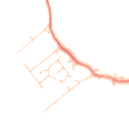 Daytime road noise heatmap for BN7 3LD
