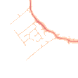 Daytime road noise heatmap for BN7 3LE