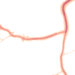 Daytime road noise heatmap for BN7 3NP