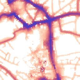 Daytime road noise heatmap for BR1 1DD