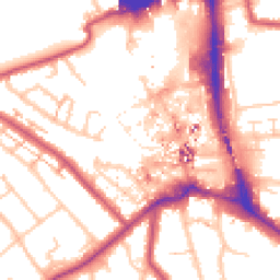 Daytime road noise heatmap for BR1 1HP