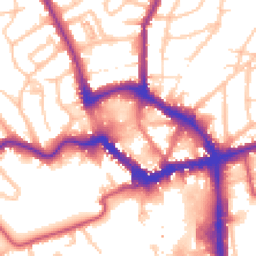 Daytime road noise heatmap for BR1 1PA