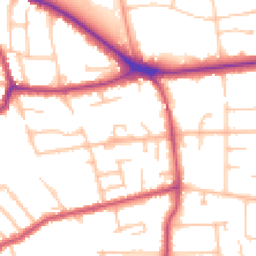 Daytime road noise heatmap for BR1 2BU