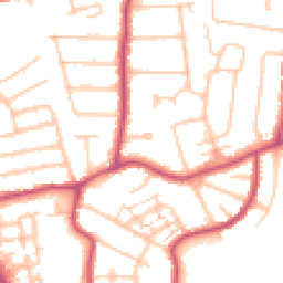Daytime road noise heatmap for BR1 2HF