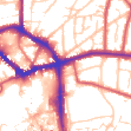 Daytime road noise heatmap for BR1 3BF