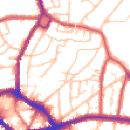 Daytime road noise heatmap for BR1 3JG