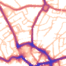 Daytime road noise heatmap for BR1 3PE