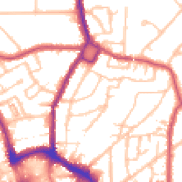 Daytime road noise heatmap for BR1 3PN
