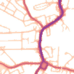 Daytime road noise heatmap for BR1 4EN