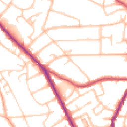 Daytime road noise heatmap for BR1 4HH