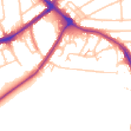 Daytime road noise heatmap for BR1 4LL