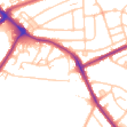 Daytime road noise heatmap for BR1 4LU