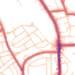 Daytime road noise heatmap for BR1 5LJ