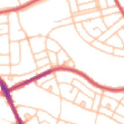 Daytime road noise heatmap for BR1 5PR