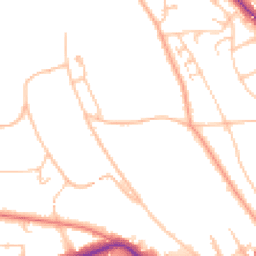 Daytime road noise heatmap for BR2 0BA