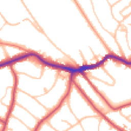 Daytime road noise heatmap for BR2 0BN