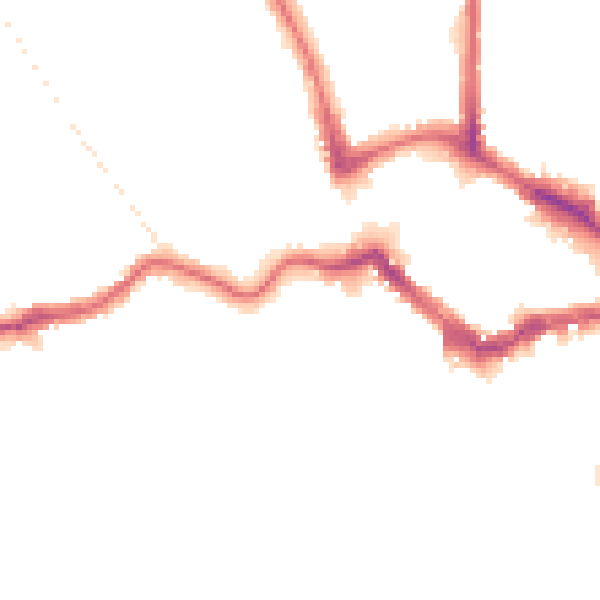 Night-time road noise heatmap for BR2 0DF