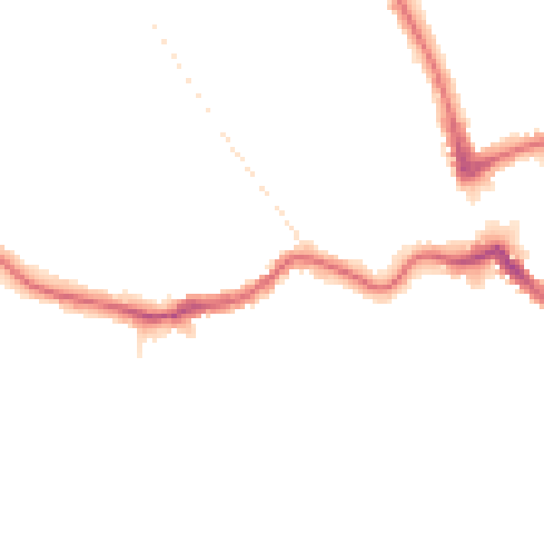 Night-time road noise heatmap for BR2 0DQ