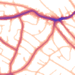 Daytime road noise heatmap for BR2 0JU