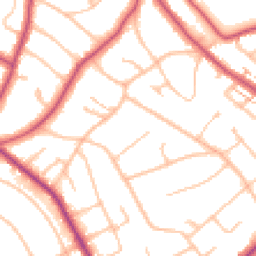 Daytime road noise heatmap for BR2 0RE