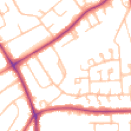 Daytime road noise heatmap for BR2 0UA