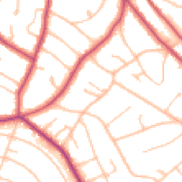 Daytime road noise heatmap for BR2 0YD
