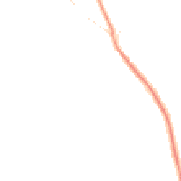 Night-time road noise heatmap for BR2 6AU