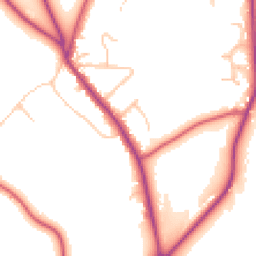Daytime road noise heatmap for BR2 6BB