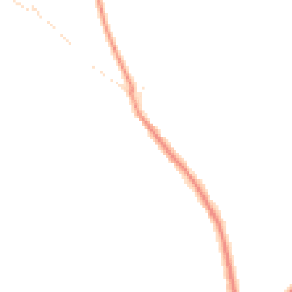 Night-time road noise heatmap for BR2 6BJ