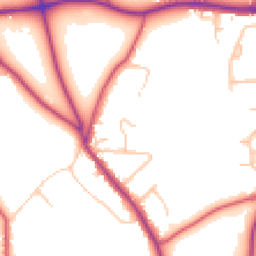 Daytime road noise heatmap for BR2 6BL